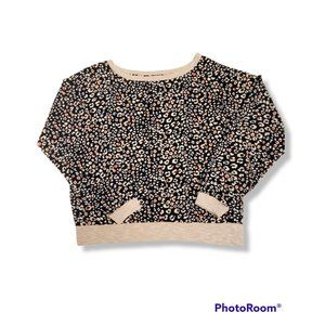 🌼HP🌼 Anthropologie Sunday in Brooklyn Leopard Long Sleeve Top - S